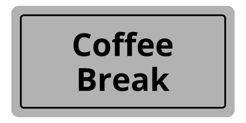 Señaléticas De Información - Coffee Break