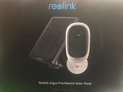 Camara Reolink Argus Pro + Panel Solar