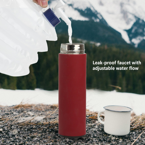 Transportador De Agua Plegable Para Senderismo Con Forma De