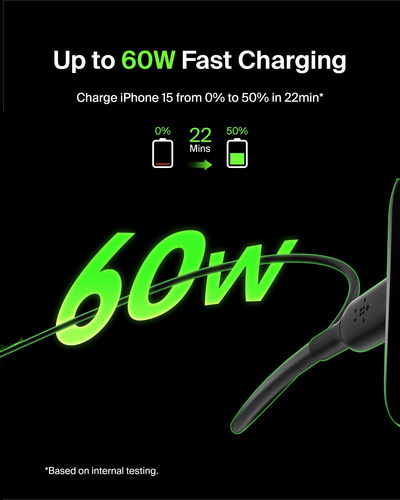 Cable Usb-c A Usb-c Belkin Boostcharge De 1 M, Color Blanco
