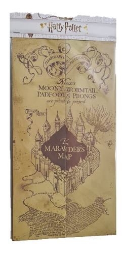 Mapa De Merodeador Harry Potter Licencia Oficial