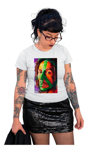 Camiseta Con Estampado De Cantante Bob Marley Reggae Zion