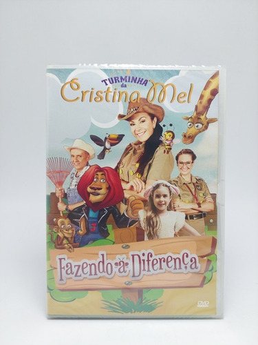 Dvd Turma Da Cristina Mel, Fazendo A Diferença - Original