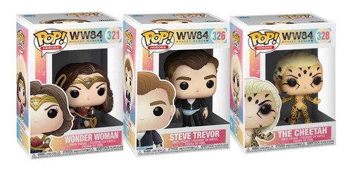 Set De Figuras Funko Pop! Ww84 - Ww, Steve Trevor / Cheetah