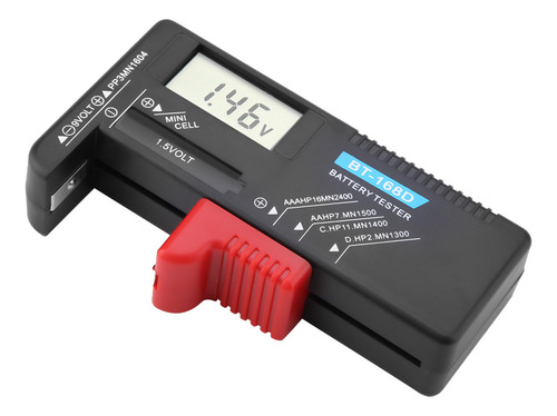 Botón Lcd Digital Universal Bt168d Aa/aaa/c/d/9 V/1,5 V