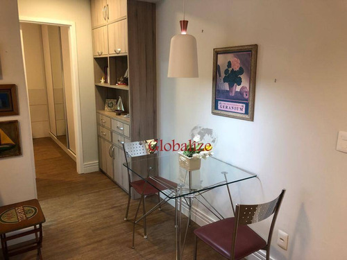 Imagem 4 de 20 de Apartamento Com 1 Dormitório À Venda, 49 M² Por R$ 580.000 - Vila Rica - Santos/sp - Ap1166