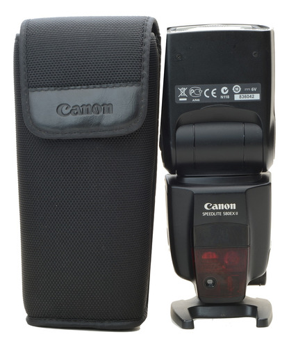 Flash Canon 580ex Ii Novinho + 4 Bat + Carreg + Case