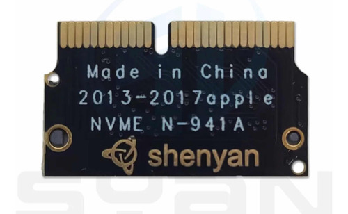 Placa Adaptadora Ssd Nvme M.2 Para Macbook E Imac 2013-2017