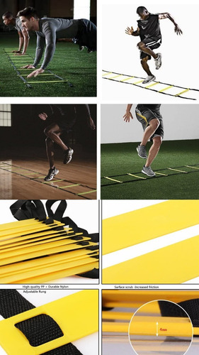 Escalera De Coordinación Y Entrenamiento Fútbol Y Deportes