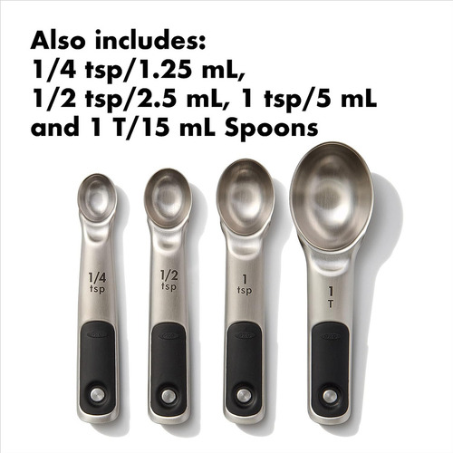 Tazas Medidoras Oxo Good Grips De Acero Inoxidable De 8 Piez