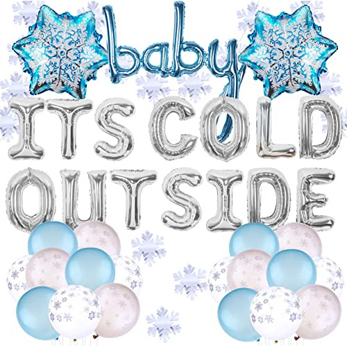 Baby It??s Cold Outdoor Party Decorations Blue - Glob...
