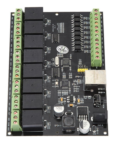 Relé Tcp/ip Ethernet Dc 9-24v Para Equipos Eléctricos