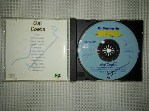 Cd Os Grandes Da Mpb - Gal Costa ( 12279 ) (Usado)