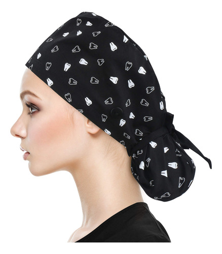 Qba Gorra De Trabajo Ajustable Con Botón, Gorro Forrado De