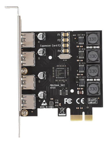 4 Portas Pci-e Para Cartão Usb 3.0 Hub Nec Chipset Pci Expre