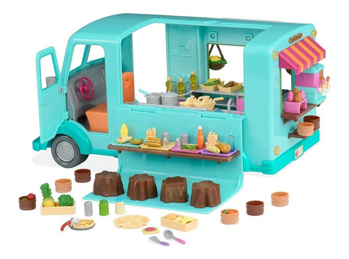Imagen 3 de 9 de Lil Woodzeez Camion Venta De Comida Vehiculo Con Accesorios