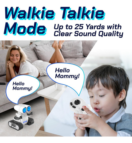 Robot Rc Juguete Recargable Control Remoto Para Niños Personaje Color