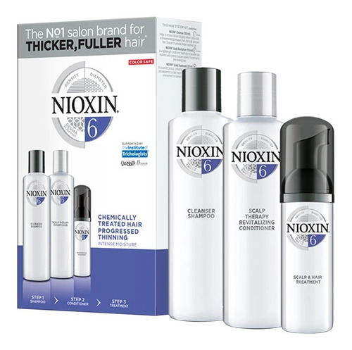 Nioxin Kit Nº6 Sh 150ml + Cond 150ml + Leave In 40ml