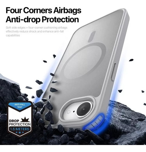 *. *. *. Capa Minimalista E Duradoura Anticaídas Para iPhone