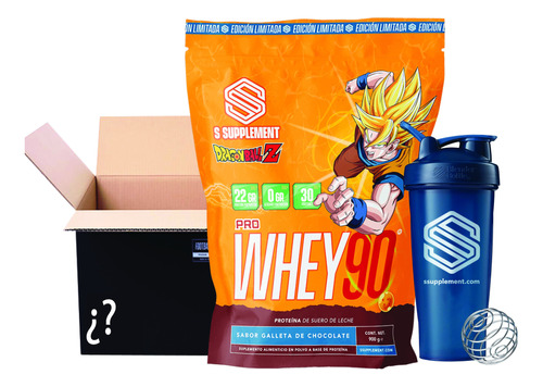 Proteína Pro Whey Dragon Ball Z + Shaker Gratis + Sorpresa