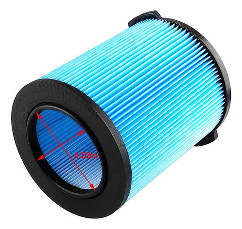 Filtro De Repuesto Para Aspiradora Ridgid Vf5000 De 5 A 20 G
