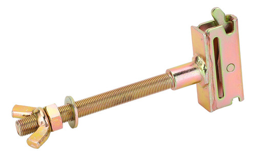Suporte De Pneu De Reboque Fechado Dourado De 7 Polegadas E