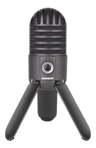 Micrófono Samson Meteor Mic Condensador Cardioide color titanium black