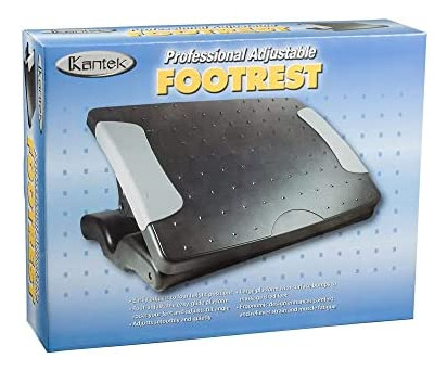 Kantek Reposapiés Ergonómico Profesional, 4 Ajustes, Ángulo