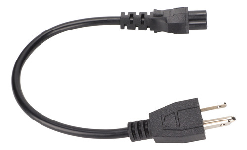 Cable Corto De Alimentación Ac 515p A Iec320 C5 Hembra 18 Aw