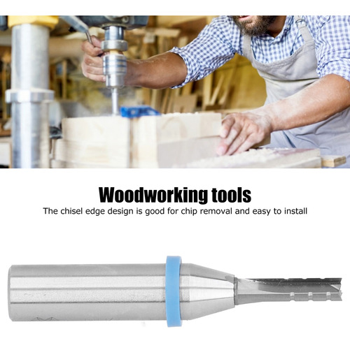 Cortador Broca Router Cnc Fresa 6mm 3 Flautas Para Metal