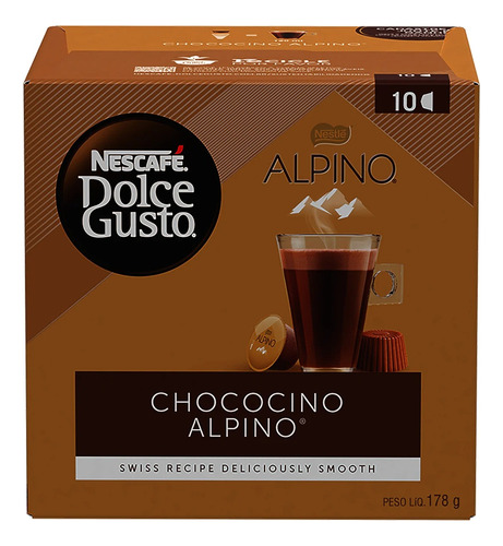 Nescafé Dolce Gusto Chococino Alpino 10 Cápsulas