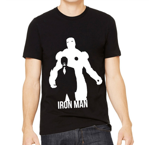 Remera Marvel Iron Man Vengadores Hombre Dama Unisex 