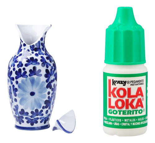 Pegamento Kola Loka Goterito 3.5 Gramos Caja Con 10 Piezas Transparente
