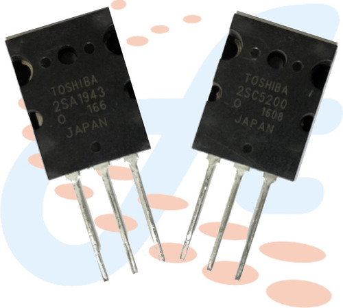 Imagen 1 de 5 de Transistor 2sc5200 Y 2sa1943 Toshiba Originales Unidad