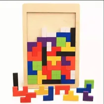 Comprar Rompecabeza Figuras Geométricas Juguetes Didácticos Madera B