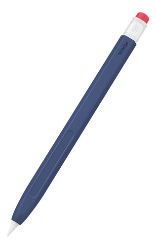 Etiqueta Engomada De La Pluma Del Tacto De Azul Profundo 1