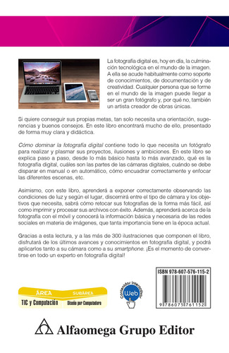 Cómo Dominar La Fotografía Digital, De Guirao, Ginés., Vol. 1. Editorial Alfaomega Grupo Editor, Tapa Blanda, Edición 1ra En Español, 2024