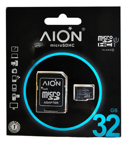 Kit 10pzs Memoria Micro Sd Aion 32 Gb Cl10 C/ Adaptador