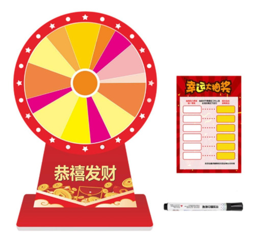 Ruleta De Mesa Con Premio De 12 Pulgadas Para Multicolor B