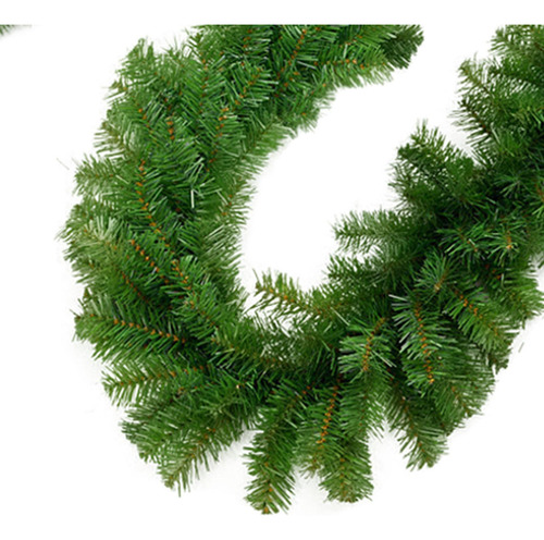 Adorno Navideño Verde Para Decoración De 2.7mx30cm 300t