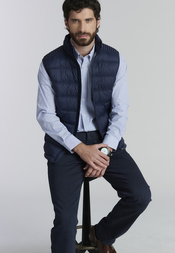 Camisa Chicago Smart Casual Azul Fw25 Ferouch
