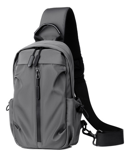 Mochila Deportiva De Viaje Al Aire Libre Para Hombre Color Gris