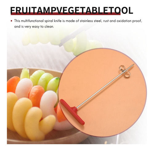 Nuevo Cuchillo Giratorio En Espiral Para Verduras Y Frutas,