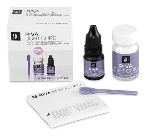 Ionomero Sdi Foto Obtur Riva Lc Avio 5gr Light Cure Dental