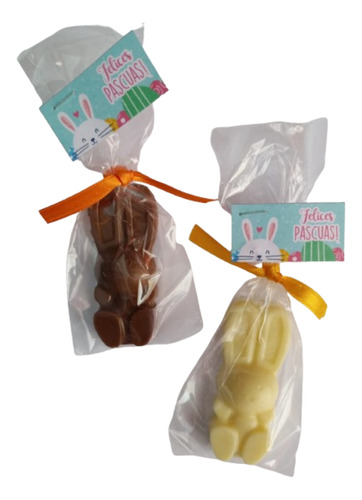 25 Conejos De Chocolate Pascuas X Mayor Escuela Jardin 10g