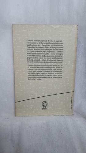 Livro Concordância Verbal E Nominal - Teoria E Prática - Cláudia Lukianchuki (Usado)