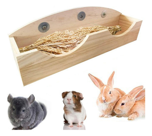 Alimentador De Feno De Madeira De Madeira Para, Suporte Para