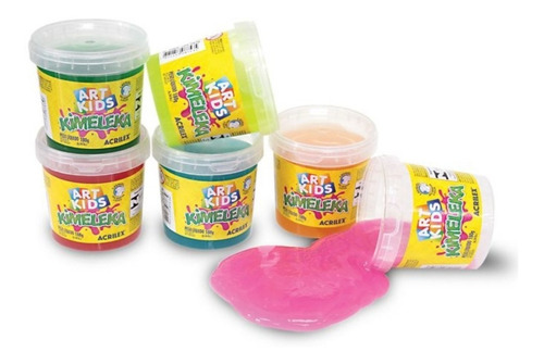 Slime Art Kids Kimeleka 6 Colores Disponibles