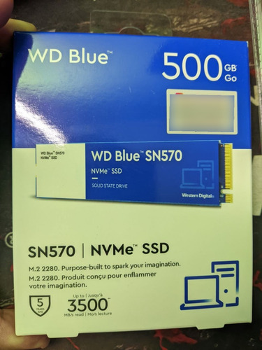 Wd Blue M.2 500gb 3500mbs Rapido Western Digital