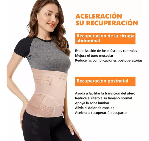 Cinturón posembarazo para vientre | Fajas adelgazantes de cintura y pelvis  para después del parto | Reducción de abdomen y abdomen de cesárea 